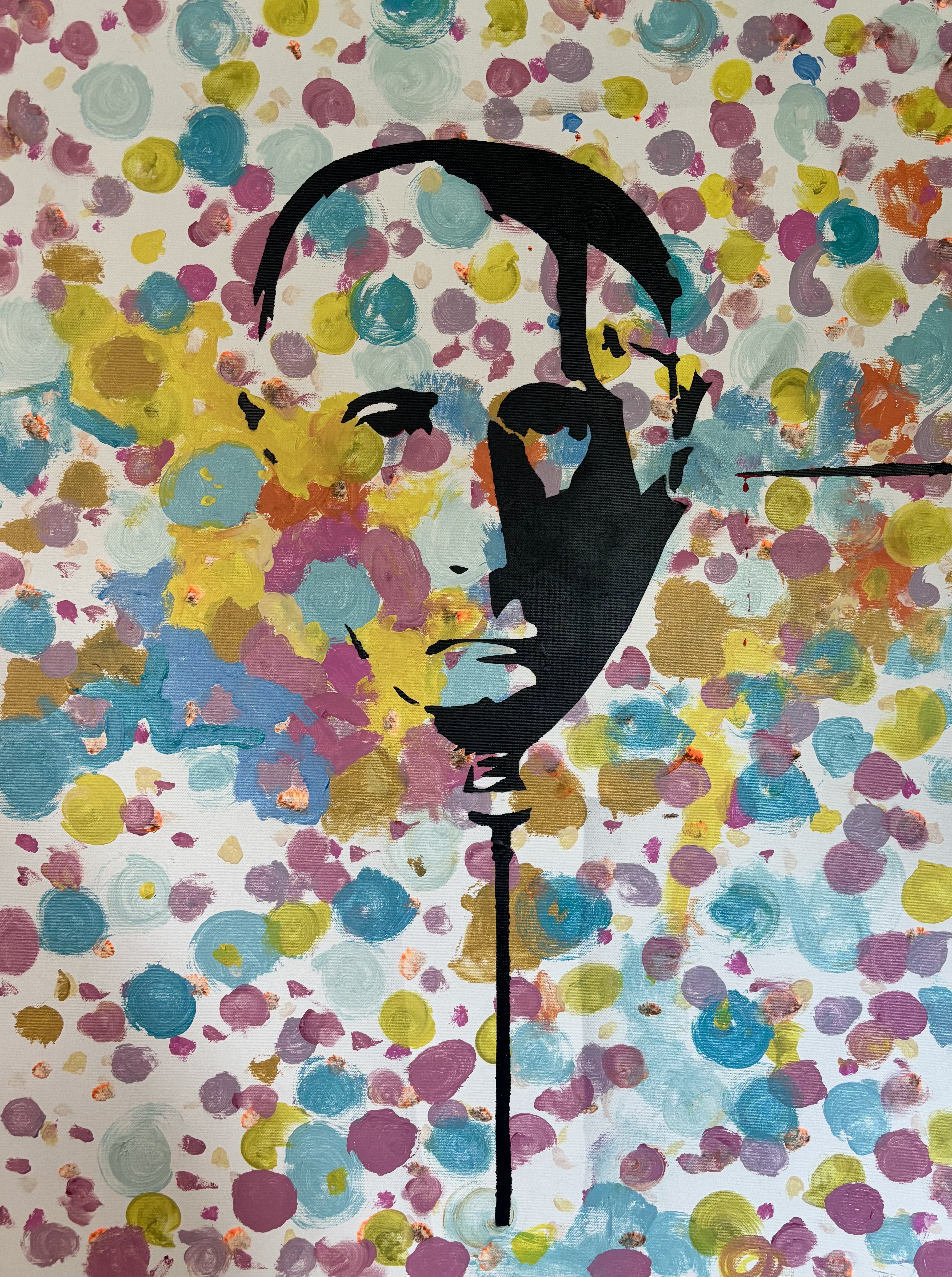 Face — acrylic on canvas